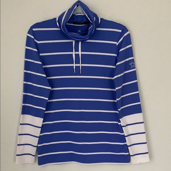 Polo Golf Ralph Lauren Tops - Polo Golf Ralph Lauren Wicking Turtleneck Striped Long Sleeve Top Size SP